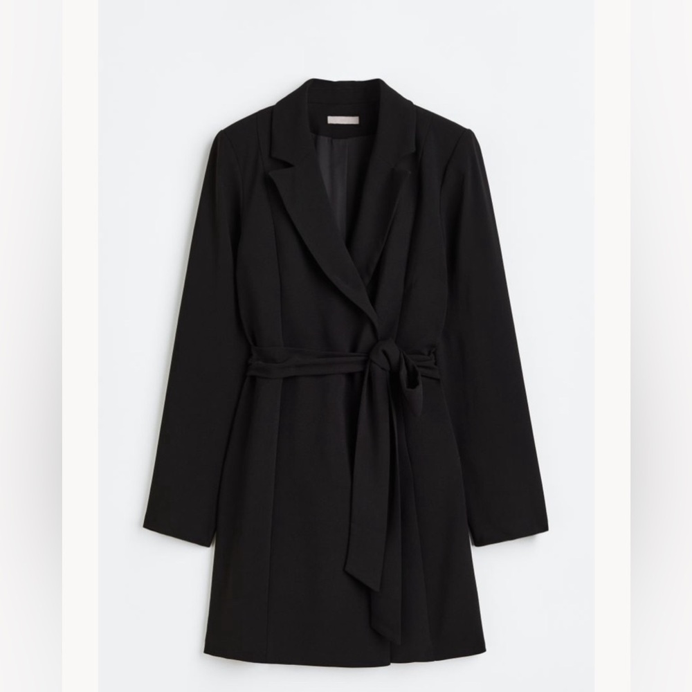 Tie-belt Jacket Dress